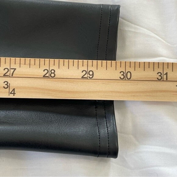 Spanx Assets All Over Faux Leather Leggings Black High Rise Pants Size 1X - Picture 6 of 6